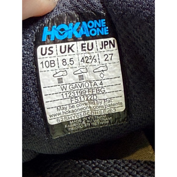 Hoka Gaviota 4 Womens 10 Running Shoes Festival Fuchsia Black Grape 1123199-FFBG - Picture 12 of 12